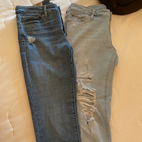 (2) Levi 711 Skinny Jeans 8 medium - Picture 3 of 4